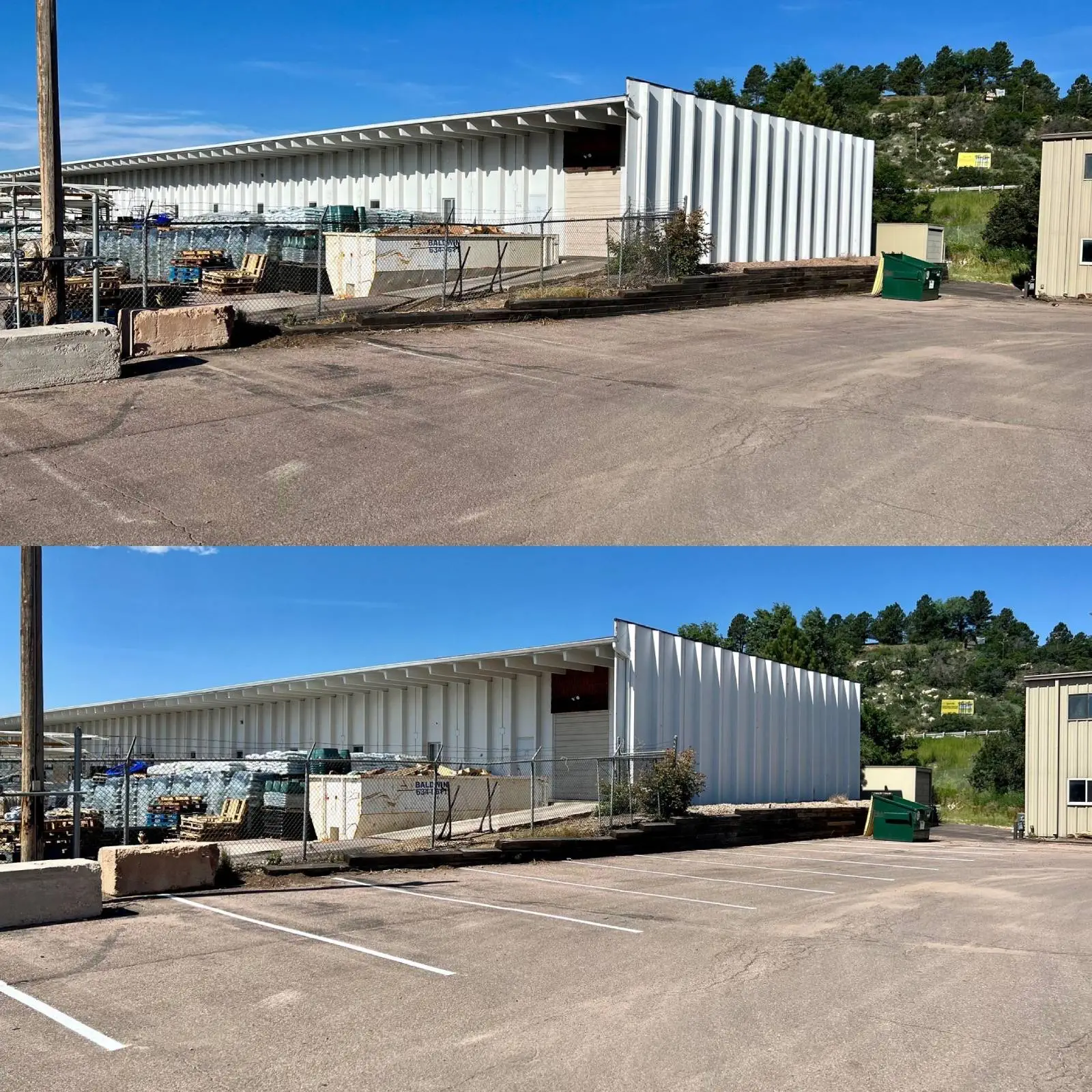 New parking lot layout for a sand and gravel company in Colorado Springs (1)